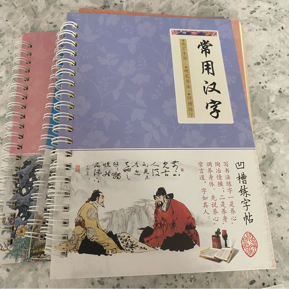 6 Practice Chinese Writing Books Set with Resuable Pages & Disappearing Ink - Picture 8 of 10